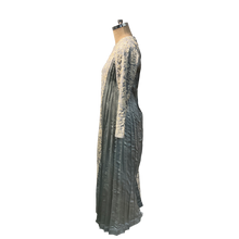 Load image into Gallery viewer, Graceful Grey Organza Long Dress