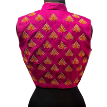 Load image into Gallery viewer, Pink Silk Blouse with Handwork