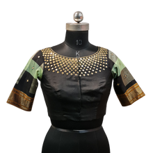 Load image into Gallery viewer, Paithani Blouse with Mirror and Hand work