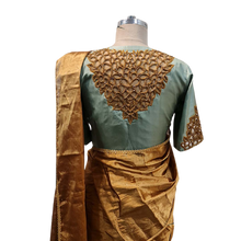 Load image into Gallery viewer, Tissue chanderi saree with cutwork blouse