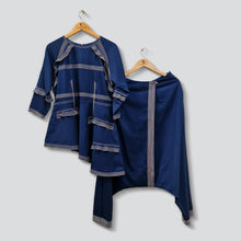 Load image into Gallery viewer, Dark Blue Cotton Corduroy Co-ord Set
