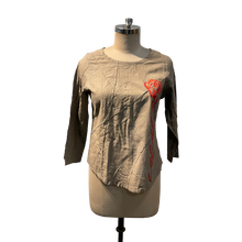 Load image into Gallery viewer, Organic soft cotton brown top
