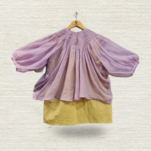 Load image into Gallery viewer, Lavender Slub Cotton Balloon Top
