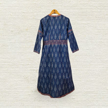 Load image into Gallery viewer, Blue Ikat Fabric
