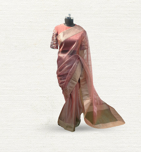 Glass Tissue saree