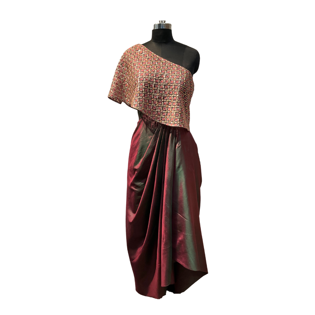 Paithani Silk Long Dress