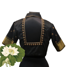 Load image into Gallery viewer, Indo-Western Collar Pure Silk Blouse
