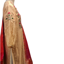 Load image into Gallery viewer, Tissue Kurta with Paithani Work
