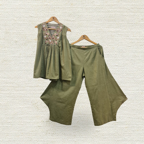 Olive Green Co-ord set