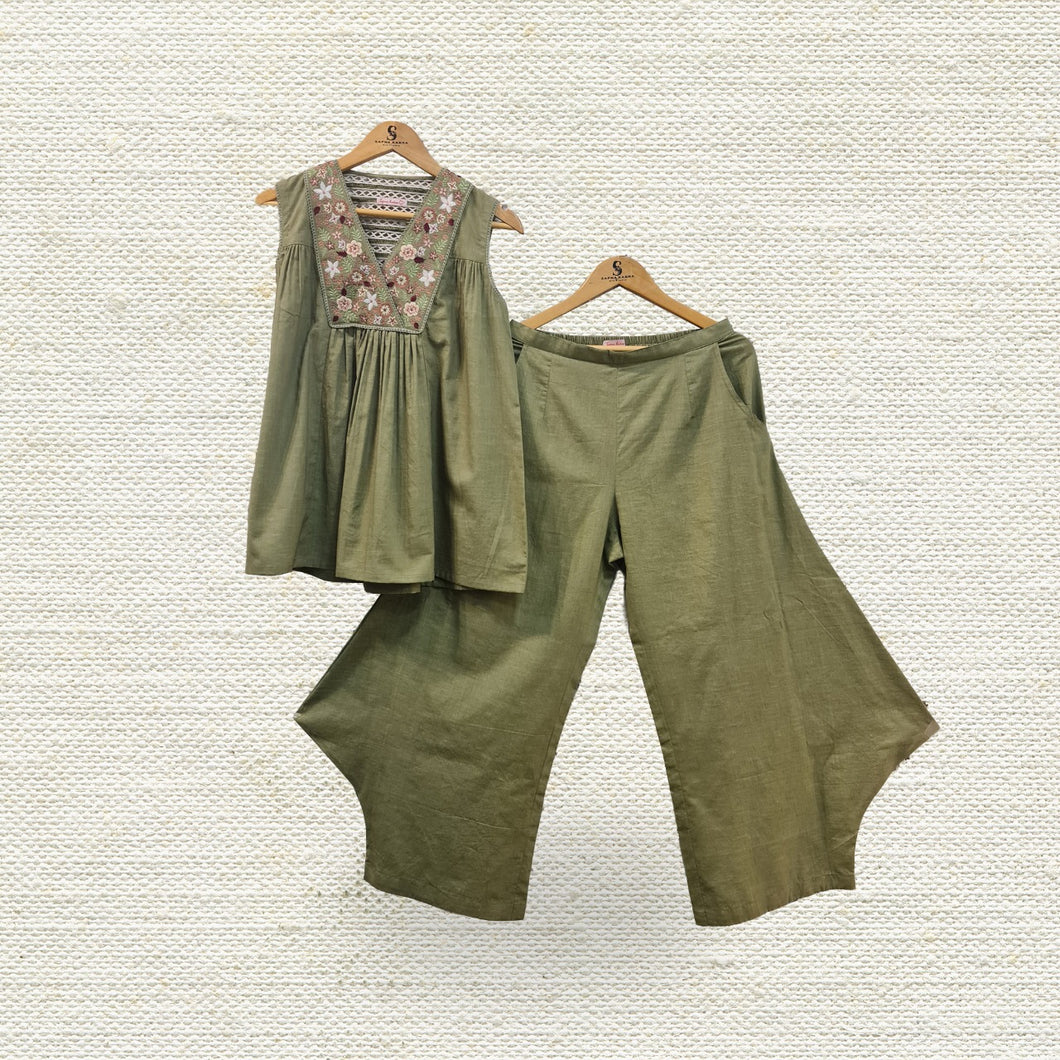 Olive Green Co-ord set