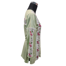 Load image into Gallery viewer, Pastel Green Cotton Silk Tunic
