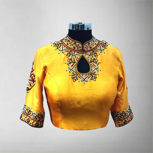 Designer Blouse In habu silk