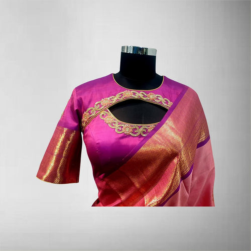 Designer blouse in Jadau work