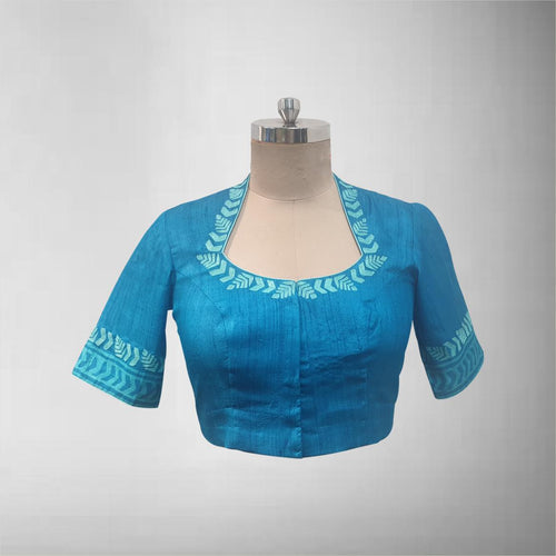 Designer Blouse In Tussar Silk