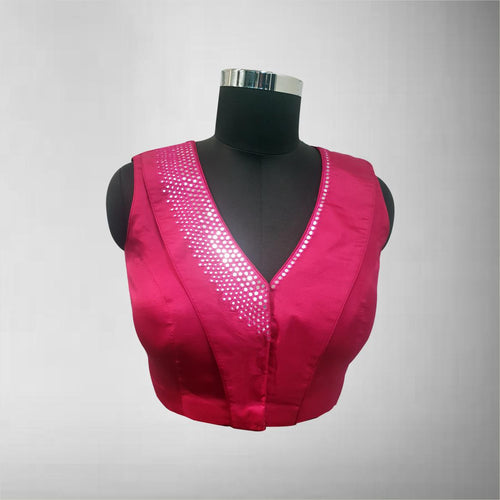 Designer Blouse In Cotton Silk