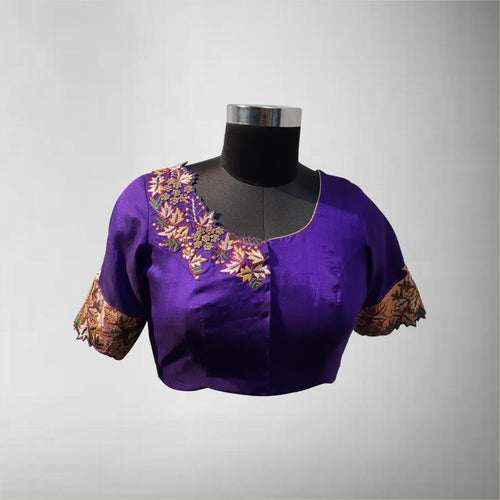 Designer Blouse In Cotton Silk