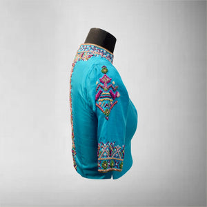 Habu Silk Blouse In Patola Design