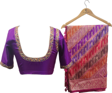 Load image into Gallery viewer, Zordosi Work Blouse and Silk Saree
